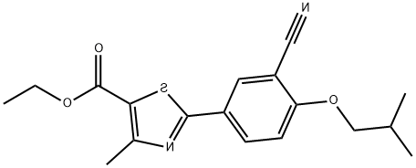 2-(3-cyano-4-isobutoxy-phenyl) -4-methylthiazole-5-ethyl formate